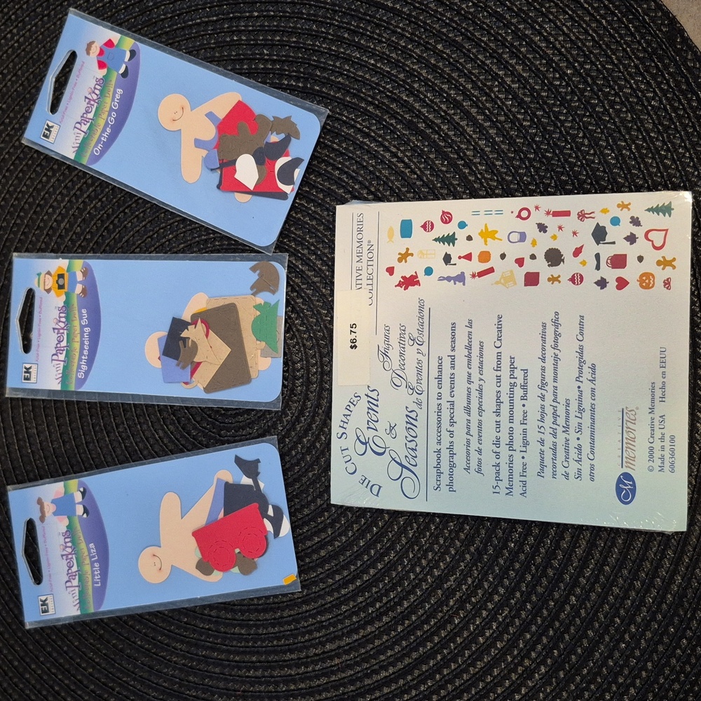 CREATIVE MEMORIES Events+Seasons Die Cut Paper Shapes Multicolor - Picture 3 of 16